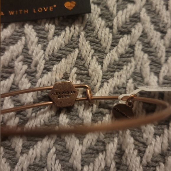 Alex and Ani Women's Path of Life Symbol Bead Charm Bangle - Picture 6 of 8